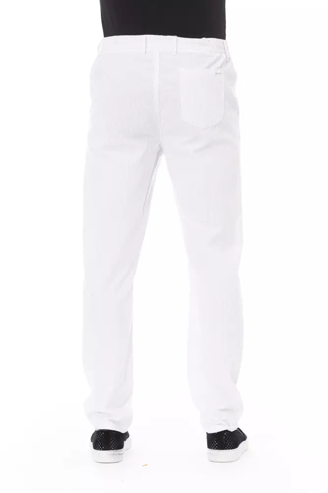 Jean et pantalon en coton blanc