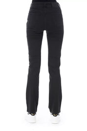 Black Cotton Women Jeans