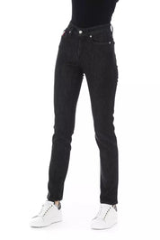 Black Cotton Women Jeans