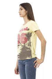 Yellow Cotton Women Top