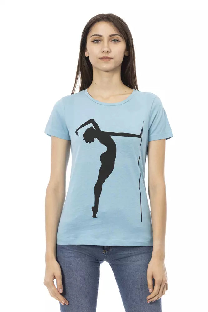 Hauts et t-shirts en coton bleu clair