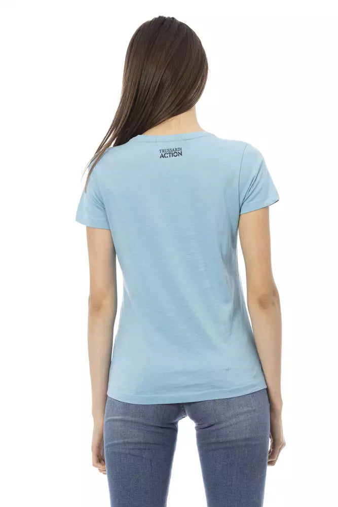 Hauts et t-shirts en coton bleu clair