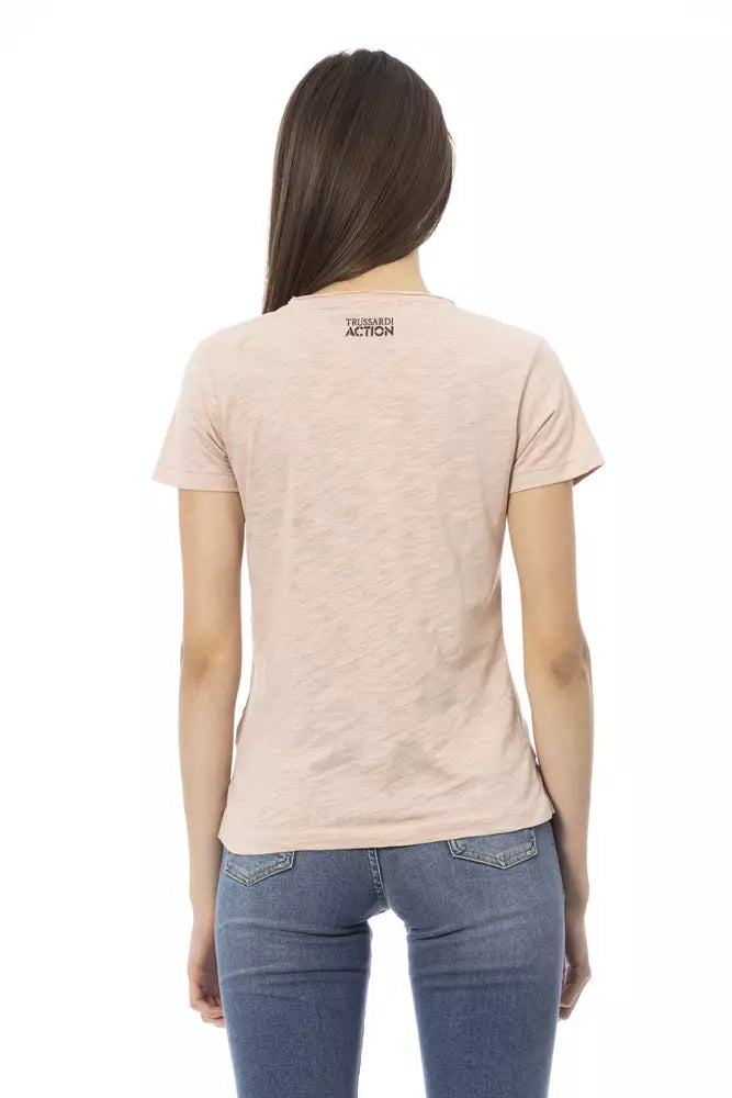 Hauts et t-shirts en coton rose