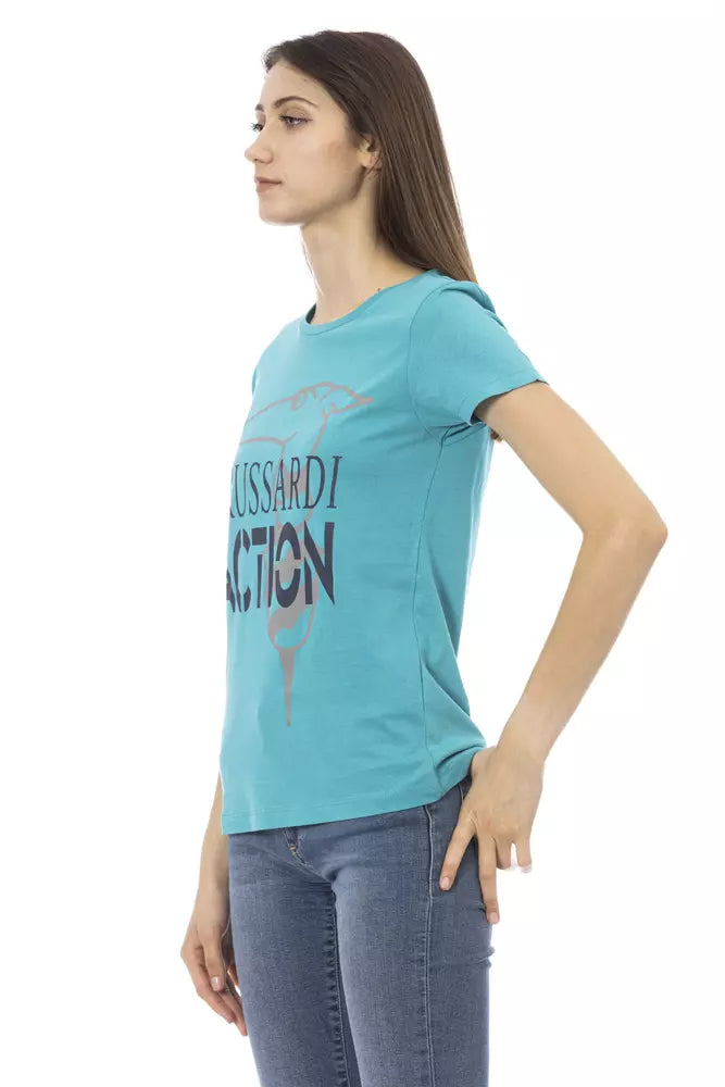 Hauts et t-shirts en coton bleu clair