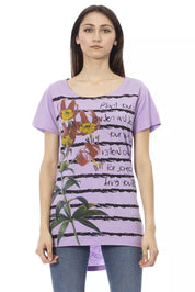 Purple Cotton Women Top