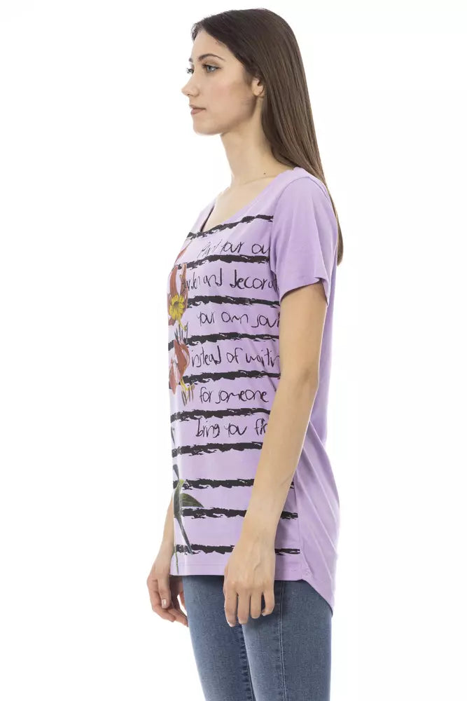 Hauts et t-shirts en coton violet