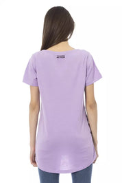 Purple Cotton Women Top