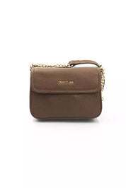 Brown Leather Women Crossbody Bag