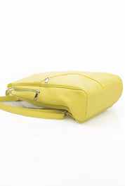 Sunshine Yellow Leather Backpack