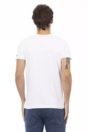 White Cotton Men's T-Shirt