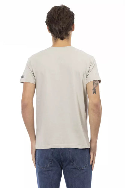 T-shirt en coton beige