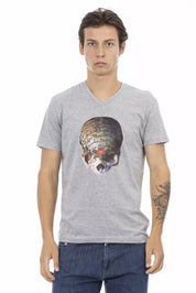 T-shirt en coton gris