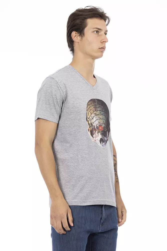 T-shirt en coton gris