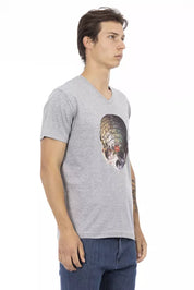 T-shirt en coton gris