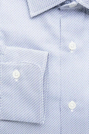 Chemise en coton bleu clair