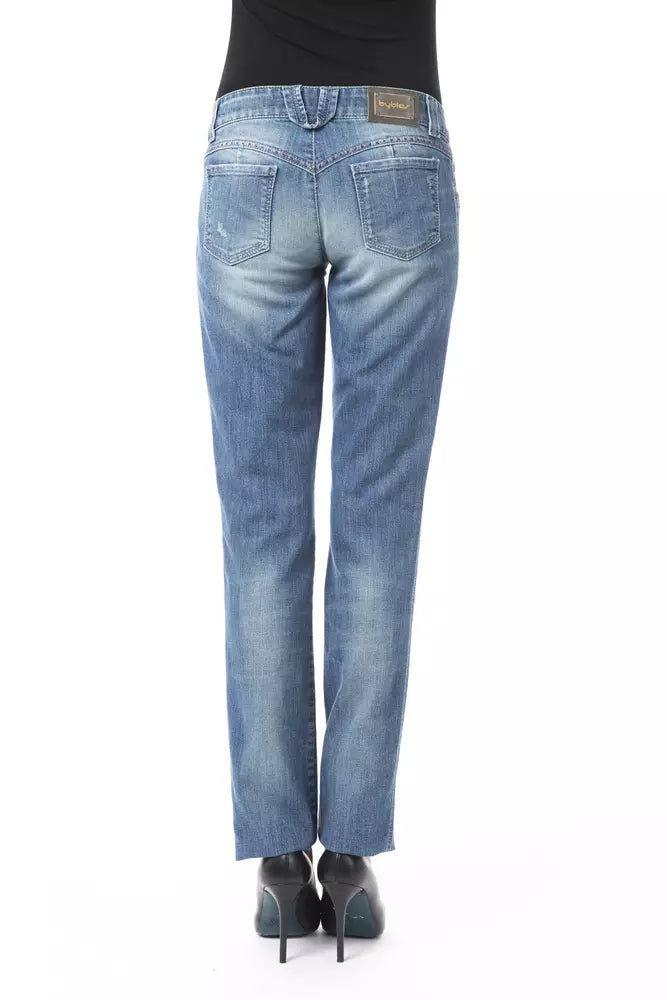 Jean et pantalon en coton bleu