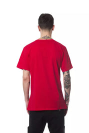 Rotes Baumwoll-T-Shirt