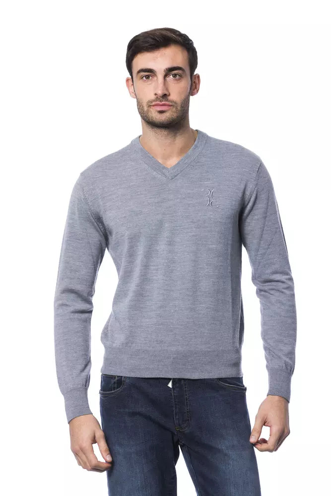 Pull en laine mérinos gris