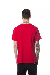 Rotes Baumwoll-T-Shirt