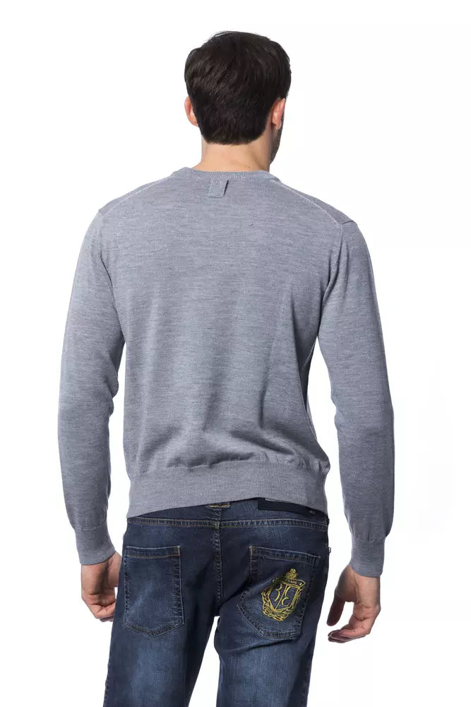 Pull en laine mérinos gris