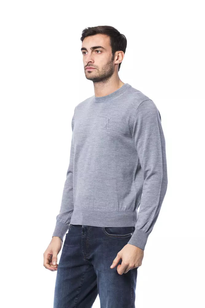 Pull en laine mérinos gris