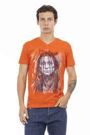 T-shirt en coton orange