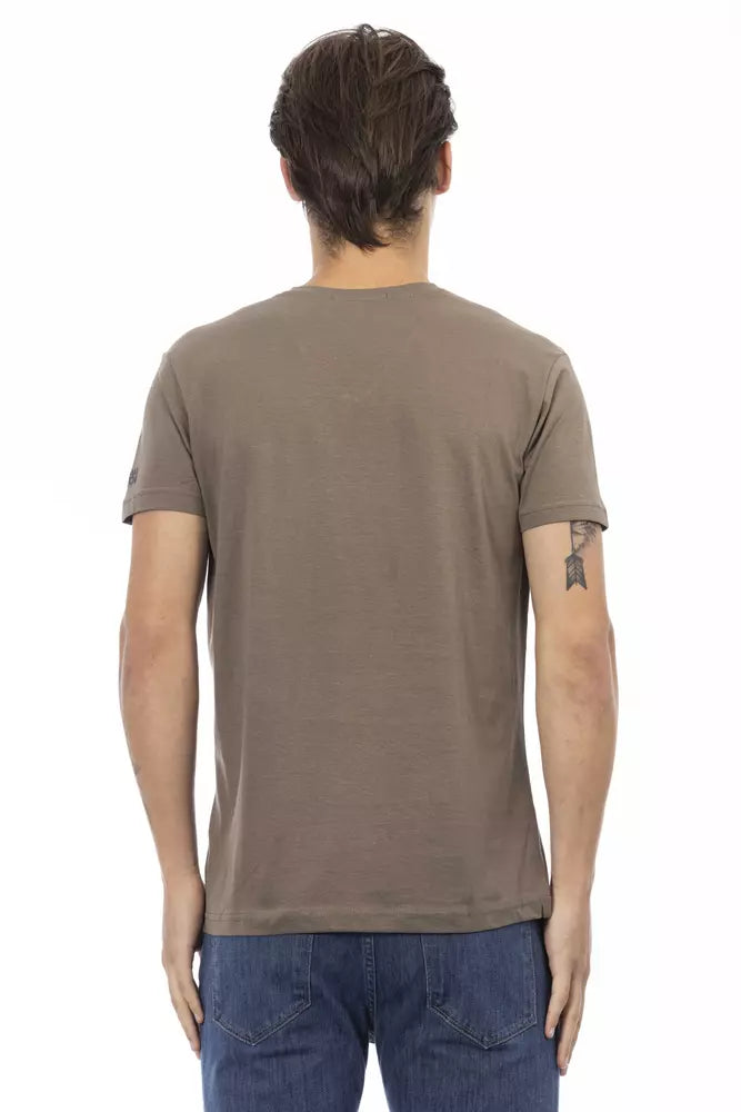 T-shirt en coton marron