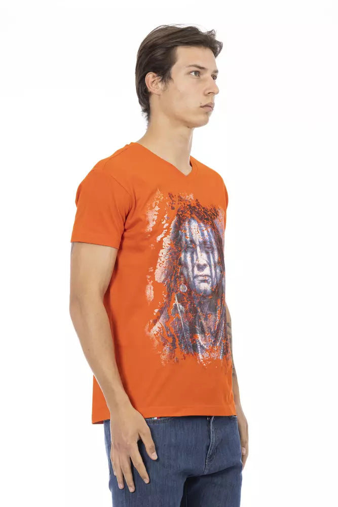 T-shirt en coton orange