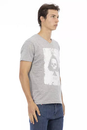 T-shirt en coton gris