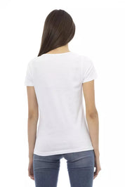 Chic White Printed Tee: Summer Wardrobe Essential