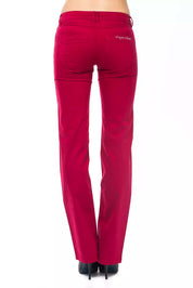 Red Cotton Women Pants