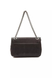 Sac bandoulière en cuir noir