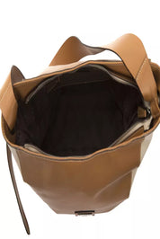 Brown Leather Women Shoulder Bag