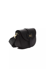 Sac bandoulière en cuir noir