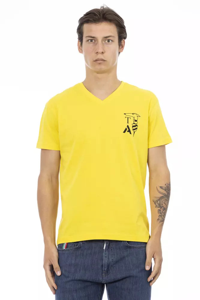 T-shirt en coton jaune