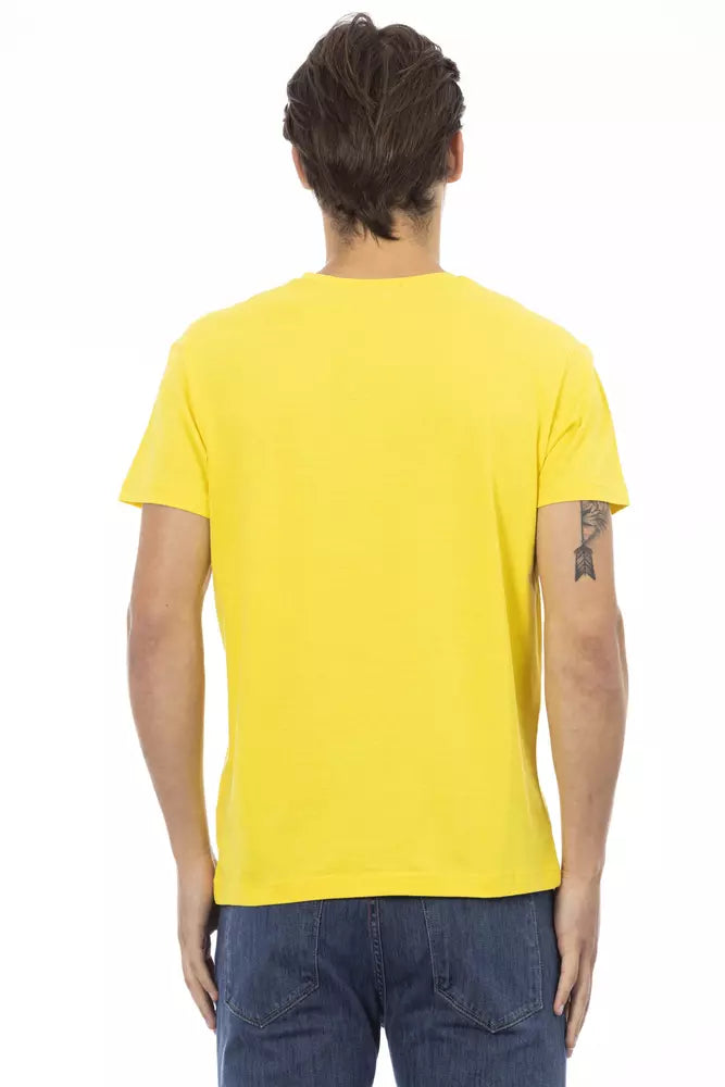 T-shirt en coton jaune