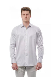 White Cotton Men Shirt