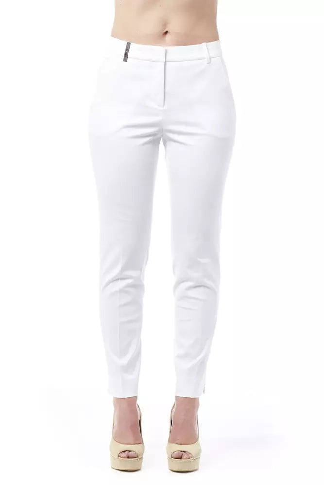 Jeans et pantalons en coton blanc