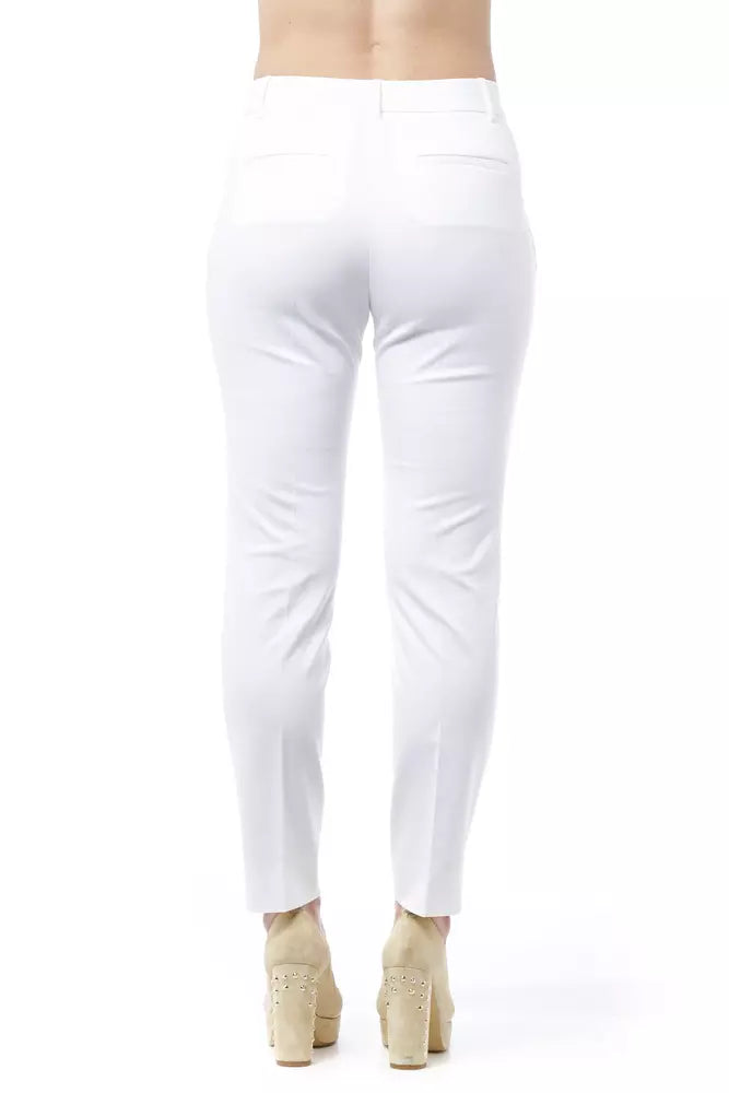 Jeans et pantalons en coton blanc