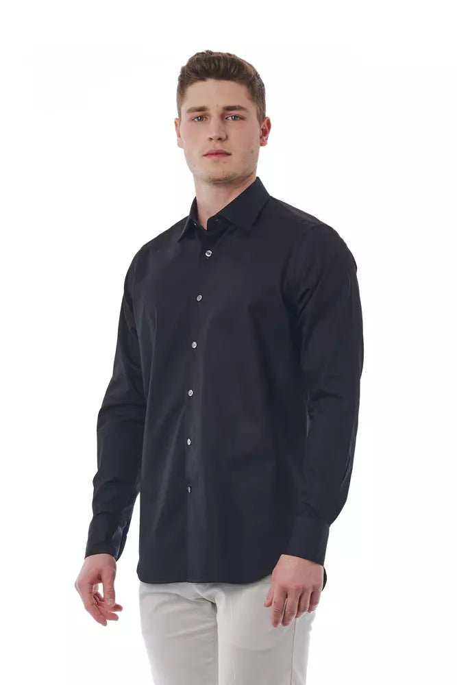 Chemise en coton noir