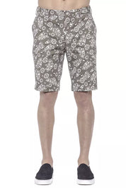 Green Cotton Men's Bermuda Short