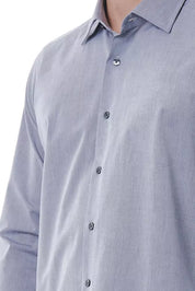 Gray Cotton Men Shirt