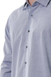 Gray Cotton Men Shirt