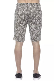 Green Cotton Men's Bermuda Short