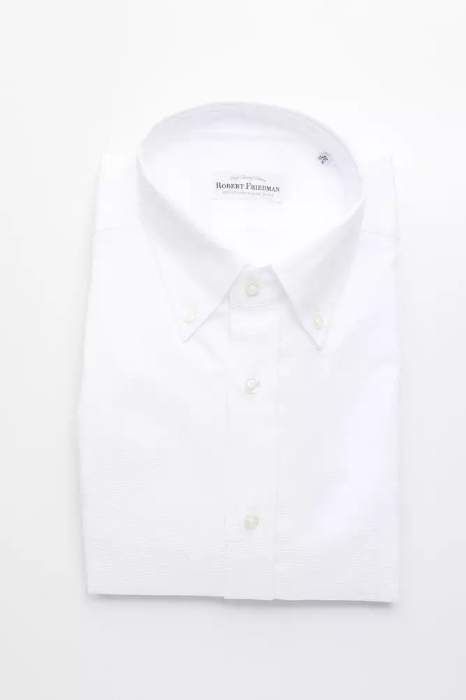 Chemise en coton blanc