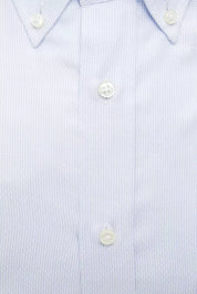 Light Blue Cotton Men Shirt