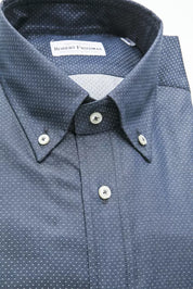 Chemise en coton bleue