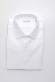 White Cotton Men's Shirt