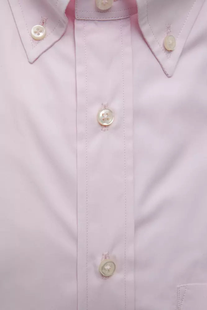 Chemise en coton rose