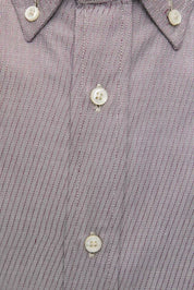 Beige Cotton Men Shirt